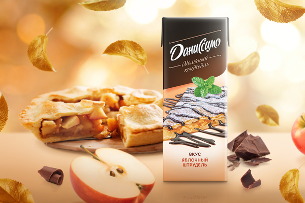 Apple strudel as a symbol of autumn romance: the Danissimo’s milkshake line is replenished with a seasonal novelty
