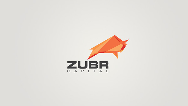 The logo and visual identification system for “Zubr Capital” Investment Company