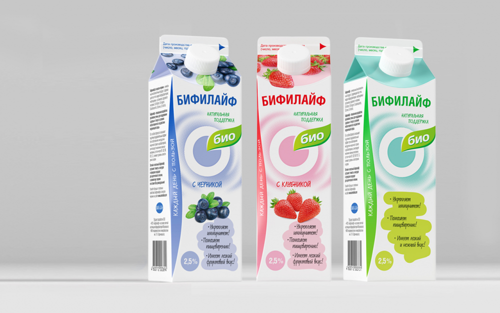 О-Bio: бренд молочных био-продуктов
