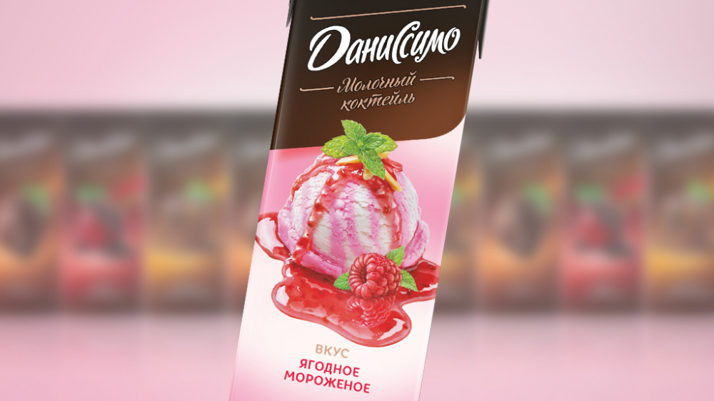 Летнее настроение в дизайне упаковок лимитированной серии коктейлей «Даниссимо» 