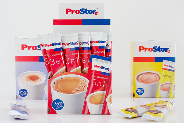 Corporate colors and suitable structure: AVC has designed the packaging for new Prostore’s own brand products