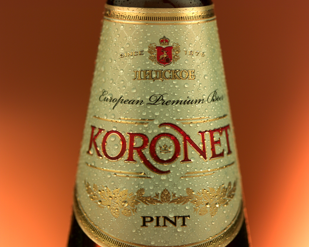 Koronet: разработка дизайна этикетки нового бренда пива